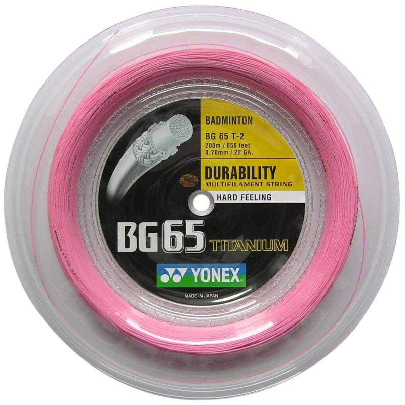 Струна для бадмінтону Yonex BG-65 Titanium (200m)