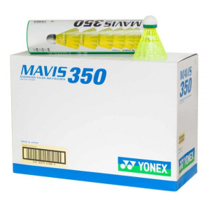Волани пластикові Yonex Mavis 350 Yellow Box (10x1/2 doz.)