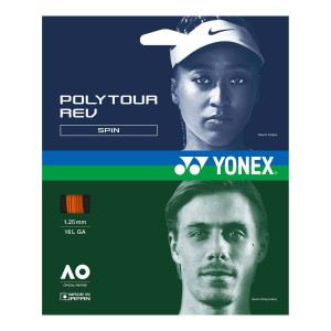 Струна для тенісу Yonex Polytour Rev Bright Orange (комплект, 12 m)
