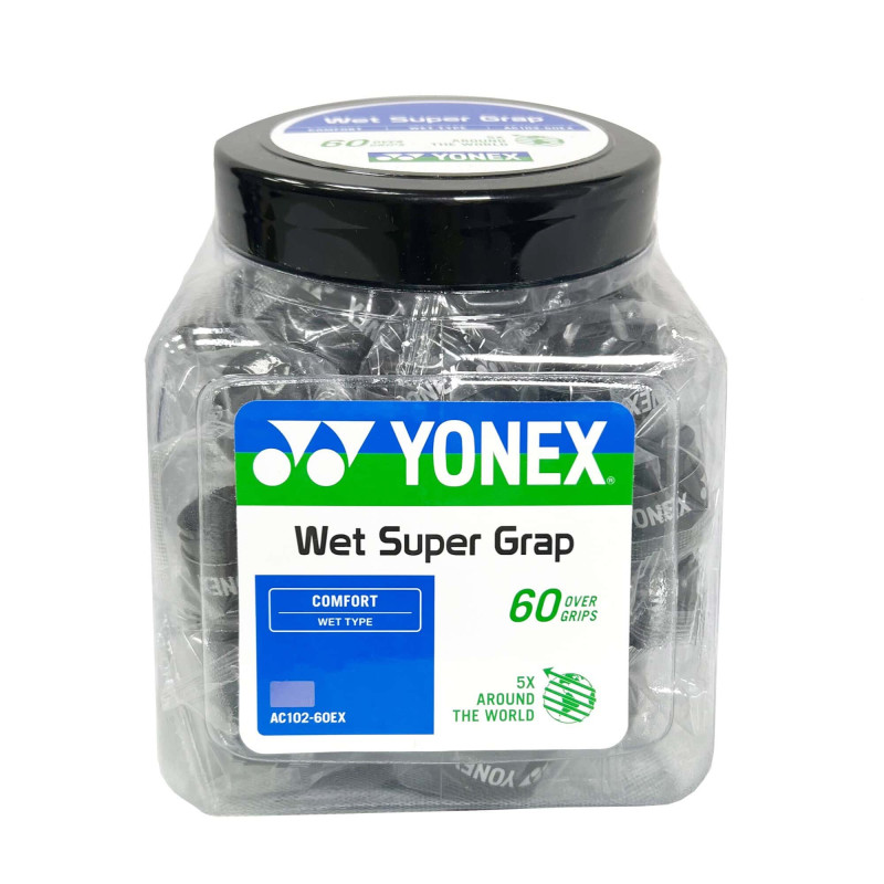Намотки Yonex AC102-60 Super Grap Overgrip Bucket Pack (60 шт.)