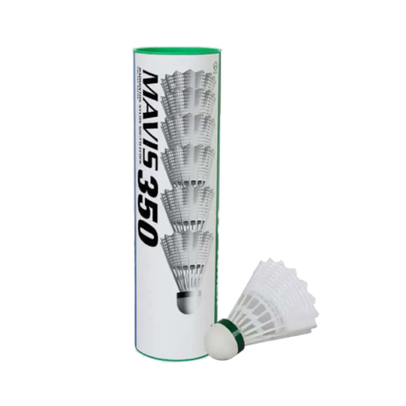 Волани для бадмінтону пластикові Yonex Mavis 350 White (1/2 Doz.)
