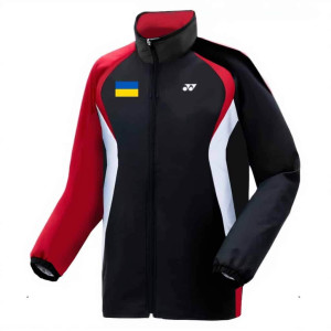 Кофта Yonex 70033 Warm-up Jacket Black (Ukrainian Team)