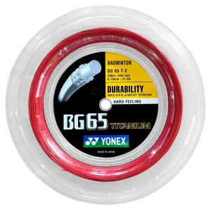Струна для бадмінтону Yonex BG-65 Titanium (200m)